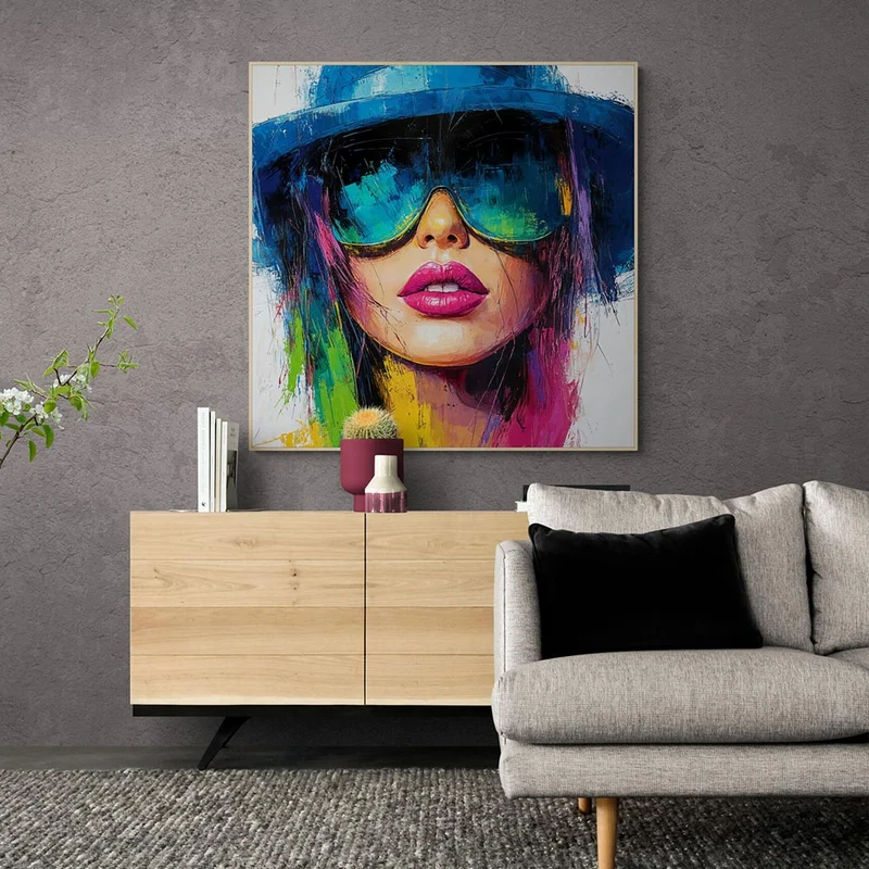 5D Diamond Painting – Neon Reflection