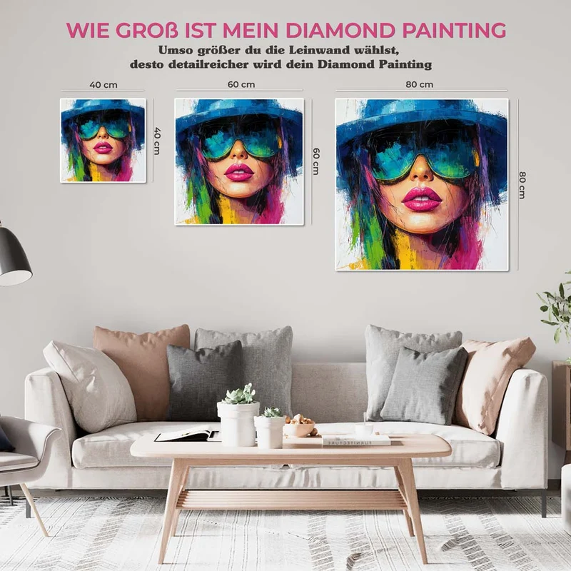 5D Diamond Painting – Neon Reflection
