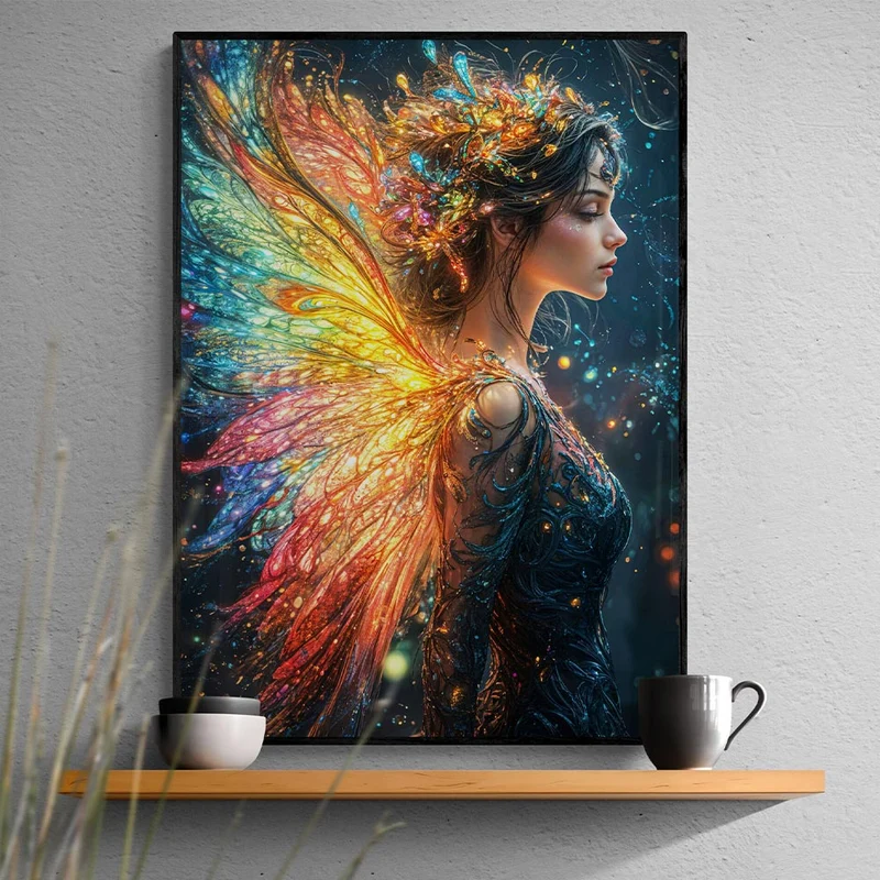 5D Diamond Painting – Leuchtende Elfenpracht