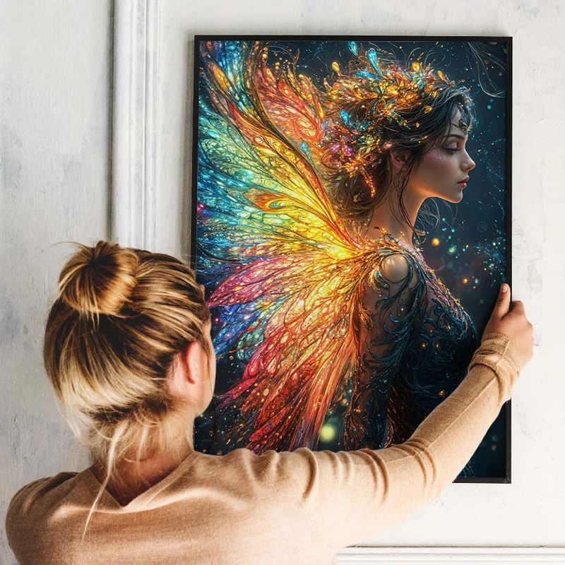 5D Diamond Painting – Leuchtende Elfenpracht