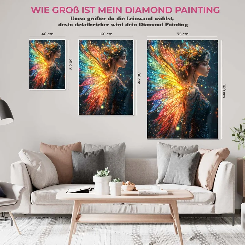 5D Diamond Painting – Leuchtende Elfenpracht