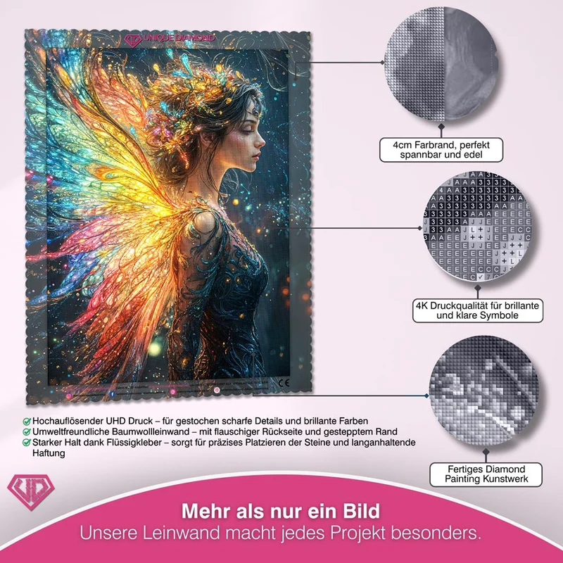 5D Diamond Painting – Leuchtende Elfenpracht