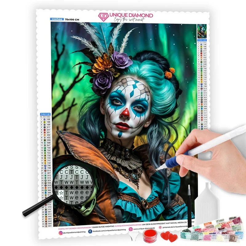 5D Diamond Painting – Mystische Maskerade