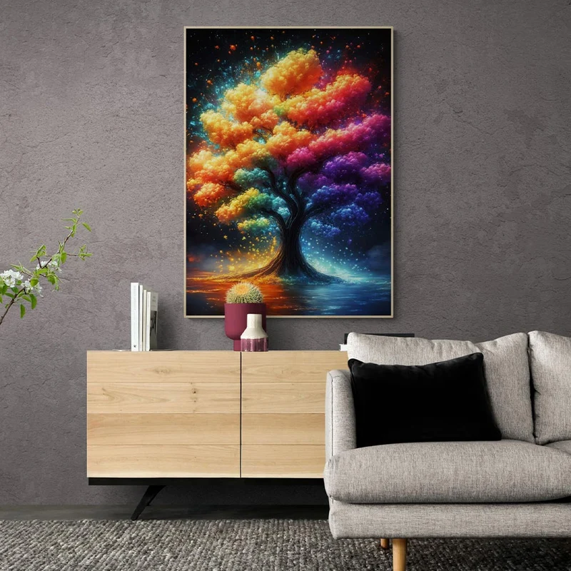5D Diamond Painting – Regenbogenbaum