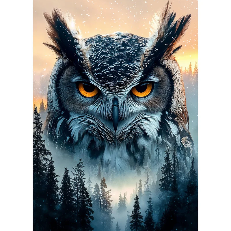 5D Diamond Painting – Wächter der Dämmerung