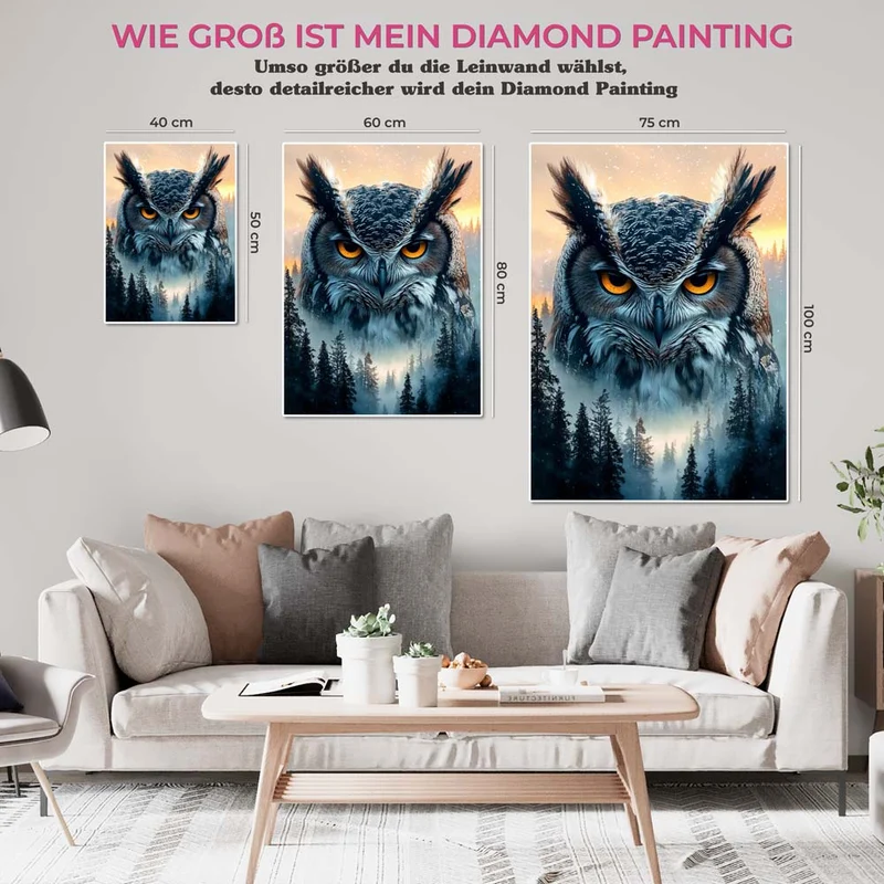 5D Diamond Painting – Wächter der Dämmerung