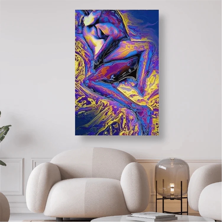 Eng umschlungenes Liebespaar - 5D DIY Diamond Painting