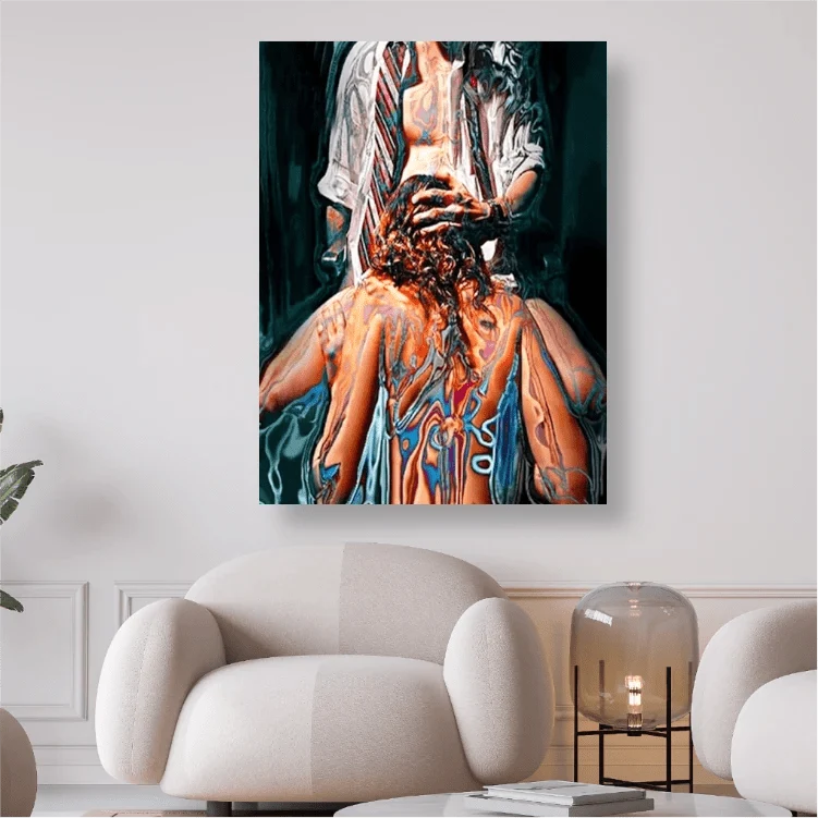 Liebespaar halt meinen Kopf fest - 5D DIY Diamond Painting