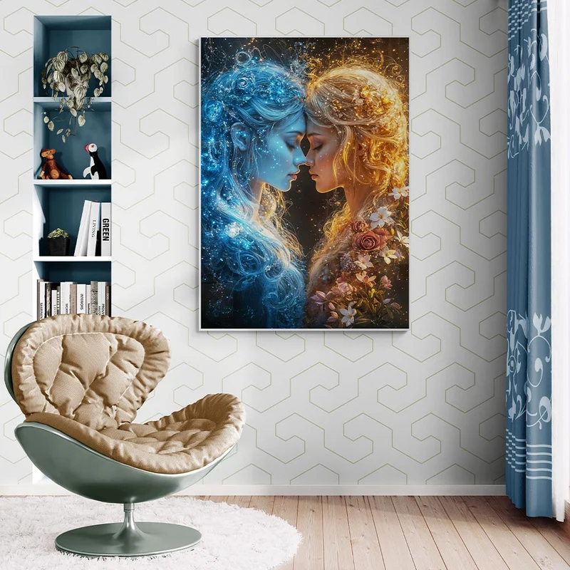 5D Diamond Painting – Schwestern der Elemente