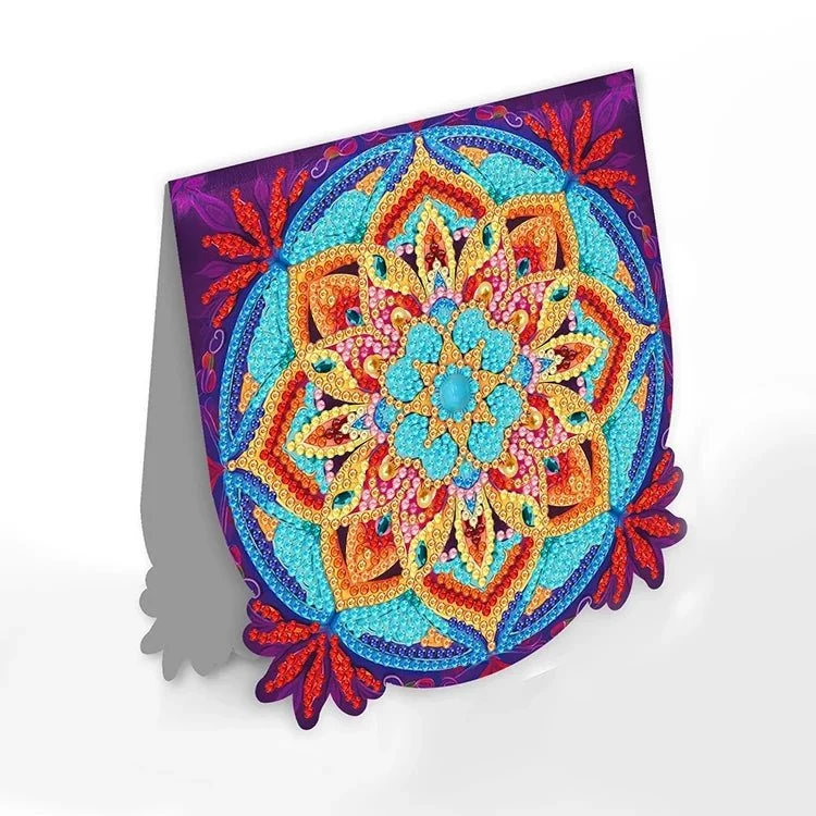 Mandala Diamond Painting Grußkarten (8x) – DIY Karten Set