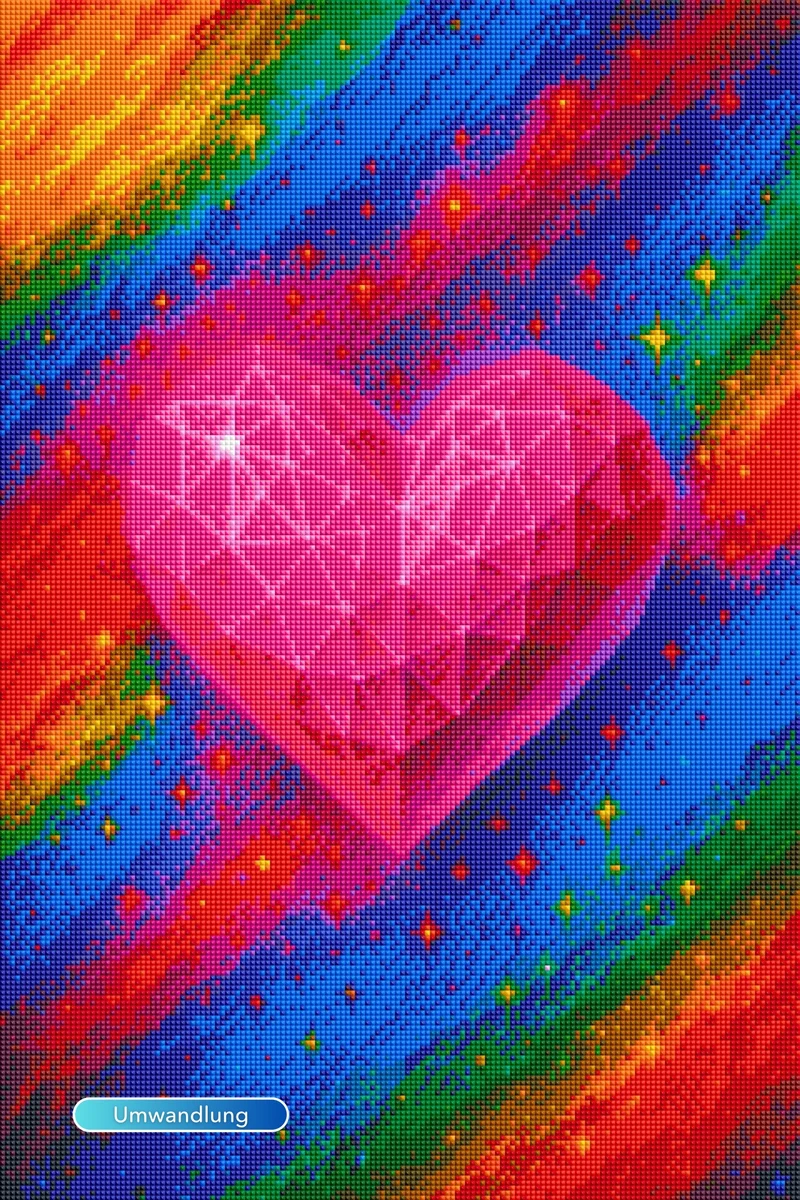 Diamond Painting Jennifer Ruschinski Special - Herzkristall