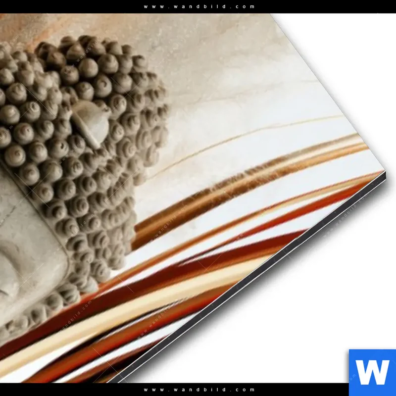 Alu-Dibond Bild | Buddha – Harmonie der Natur | Schmal