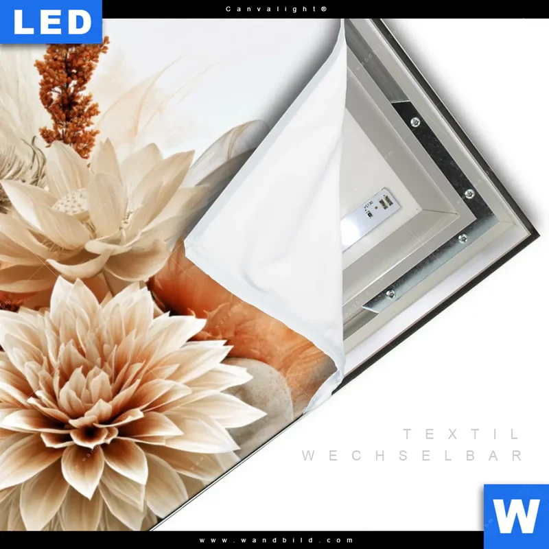 Canvalight® Leuchtbild | Buddha – Harmonie der Natur | Querformat
