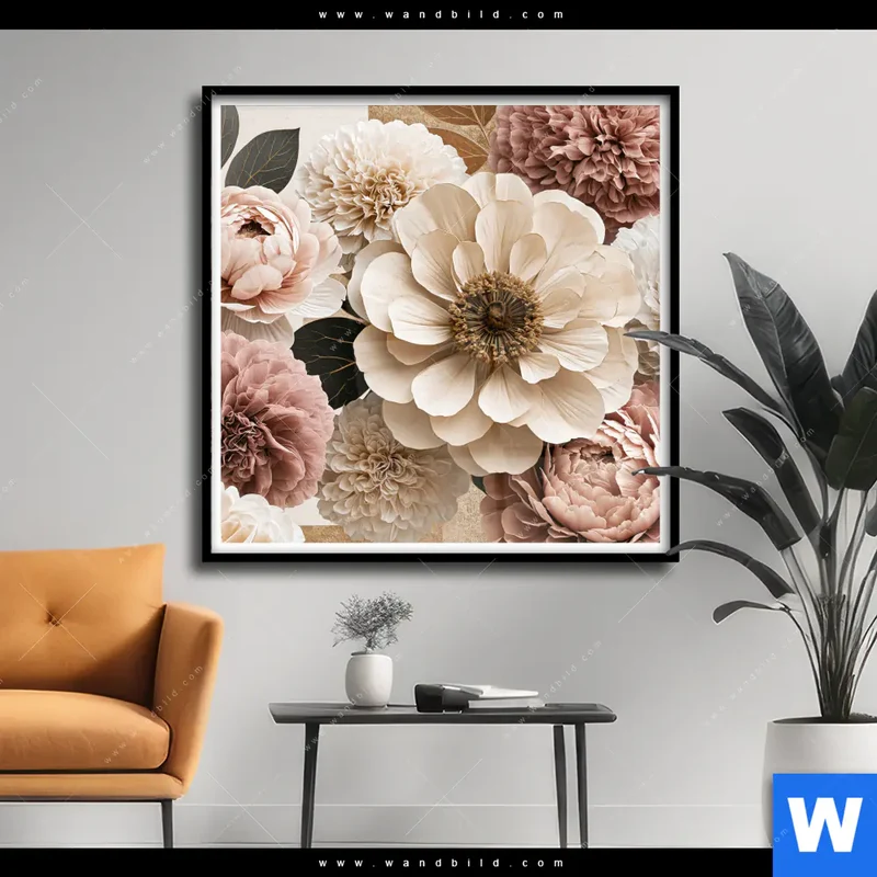 Poster | Rosé Garden | Quadrat