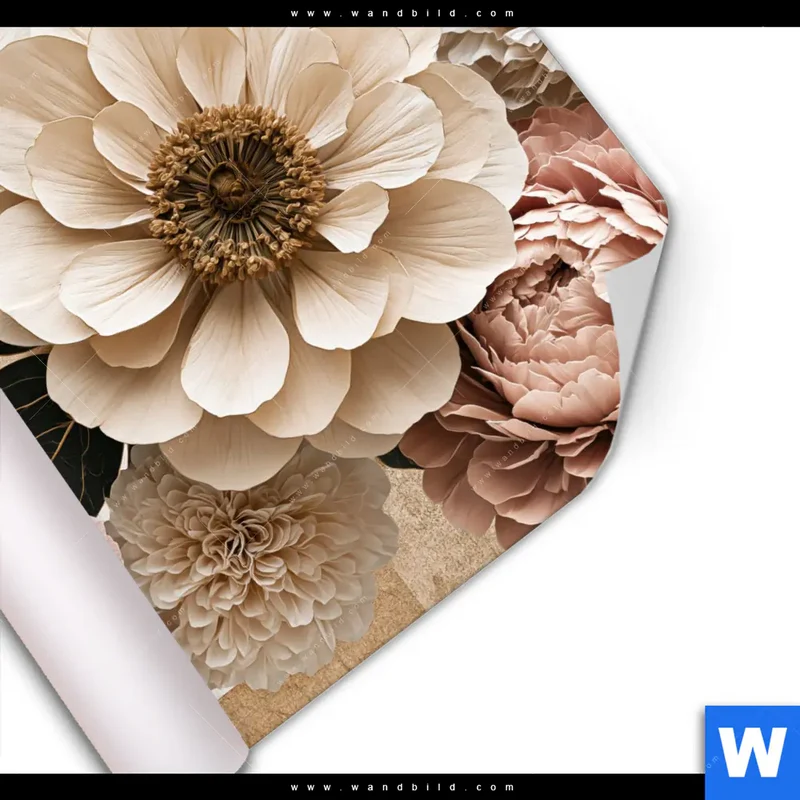 Poster | Rosé Garden | Quadrat