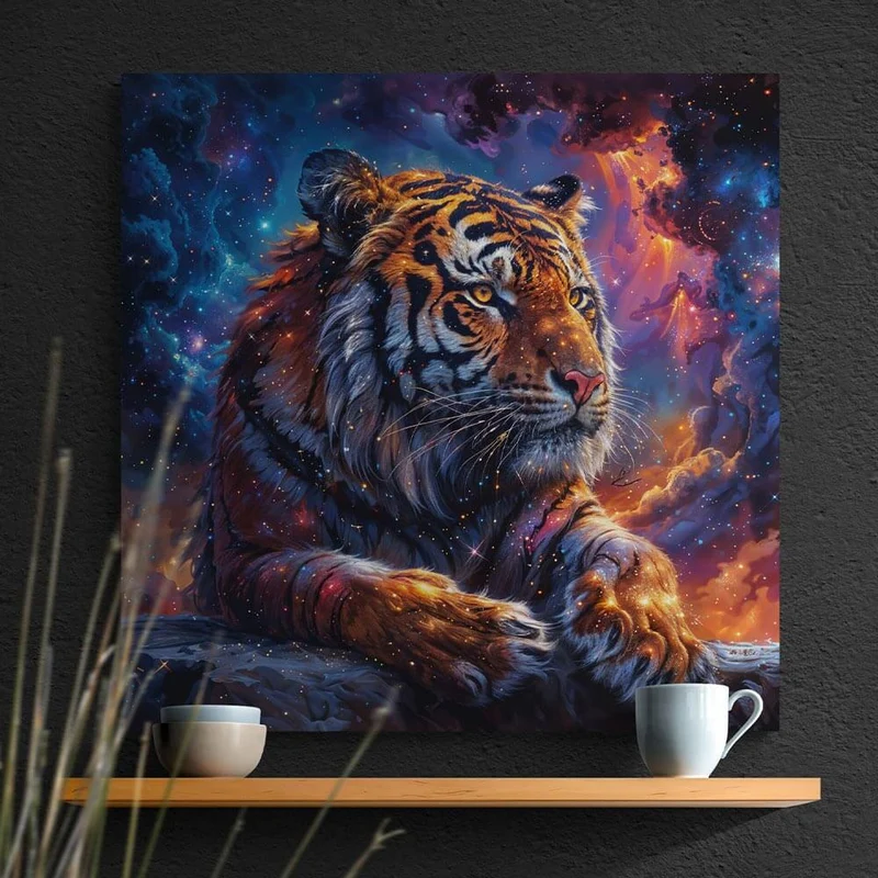 5D Diamond Painting – Celestial Tiger