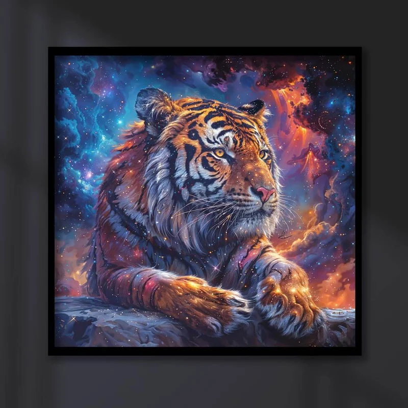 5D Diamond Painting – Celestial Tiger
