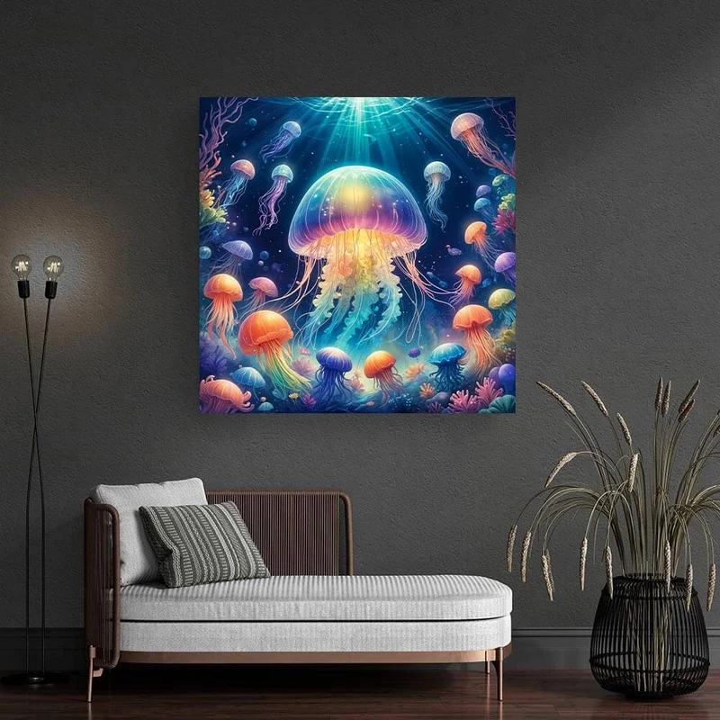 5D Diamond Painting – Quallenpracht