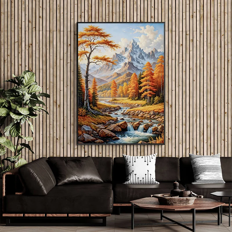 5D Diamond Painting – Herbstlandschaft