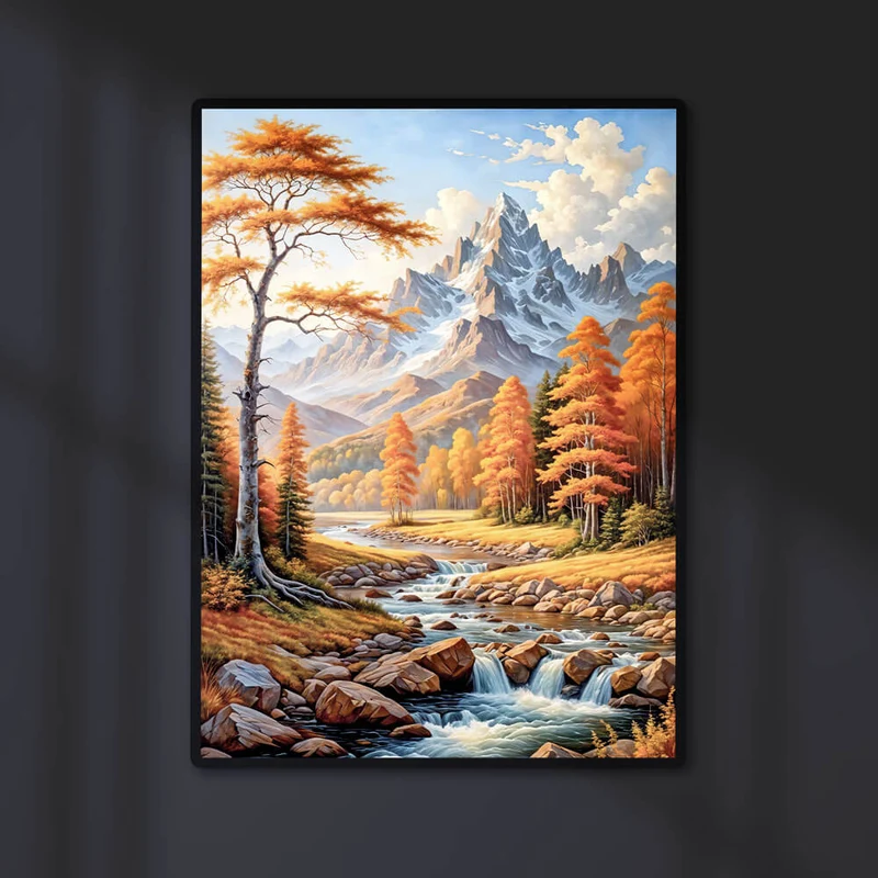 5D Diamond Painting – Herbstlandschaft