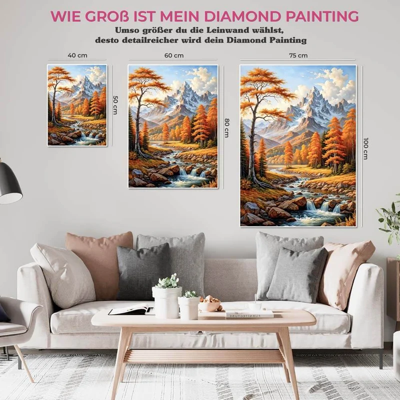 5D Diamond Painting – Herbstlandschaft