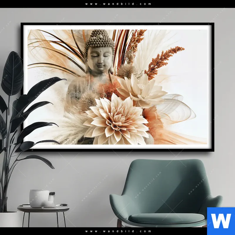 Poster | Buddha – Harmonie der Natur | Querformat