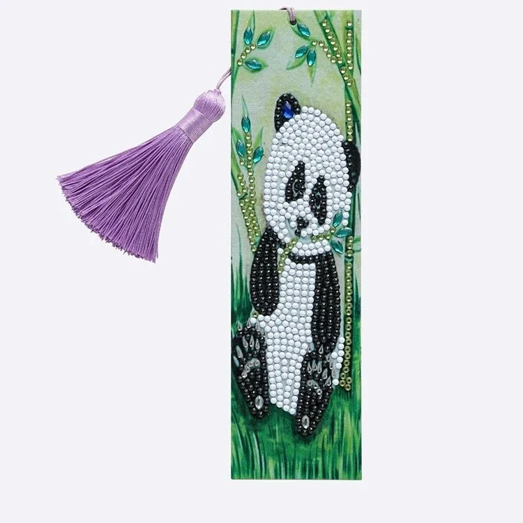 Lesezeichen Panda - Diamond Painting