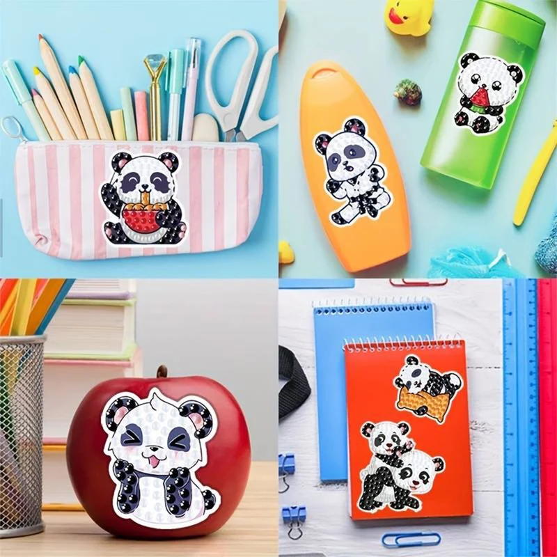 5D Diamond Painting 43 Sticker Set Panda