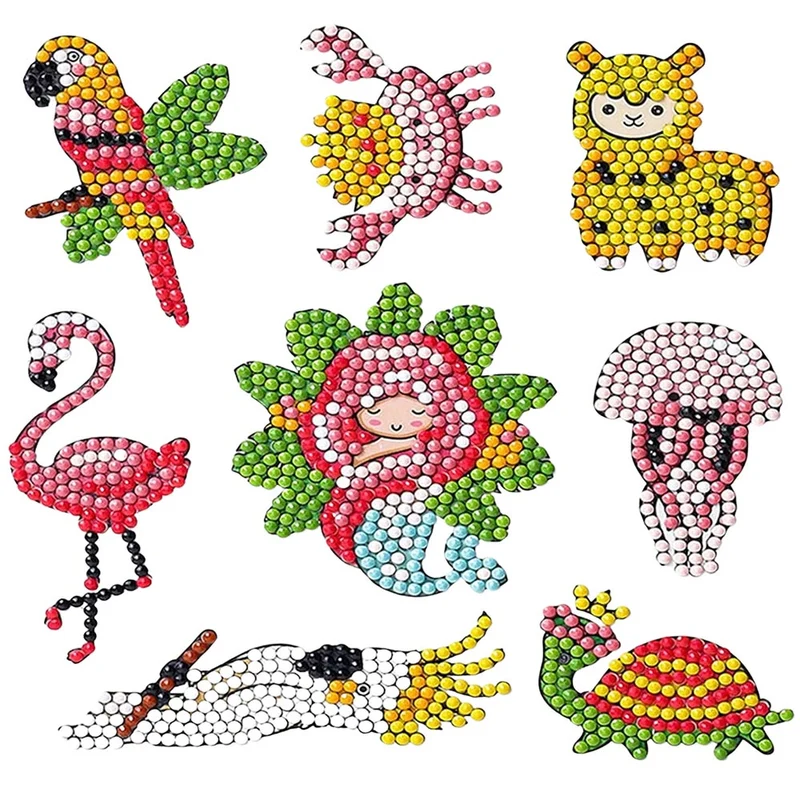 5D Diamond Painting 8 Sticker Fantasy