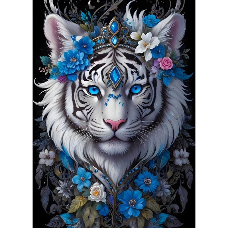 5D Diamond Painting – Majestic Tiger