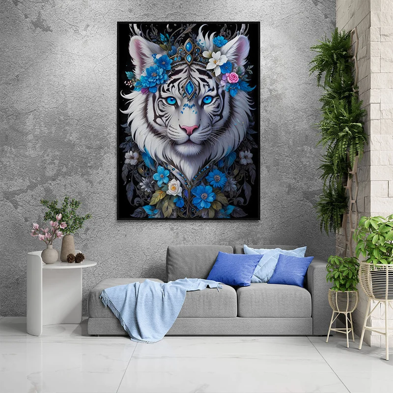 5D Diamond Painting – Majestic Tiger