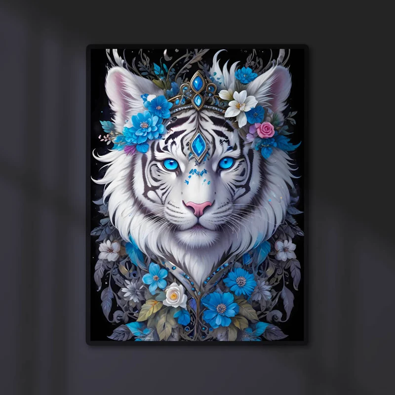 5D Diamond Painting – Majestic Tiger