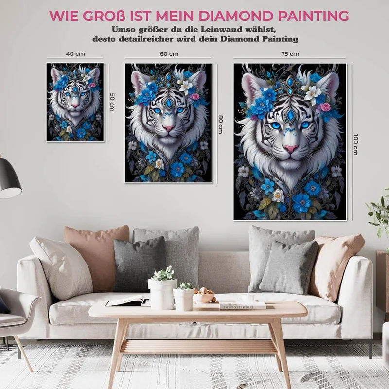 5D Diamond Painting – Majestic Tiger