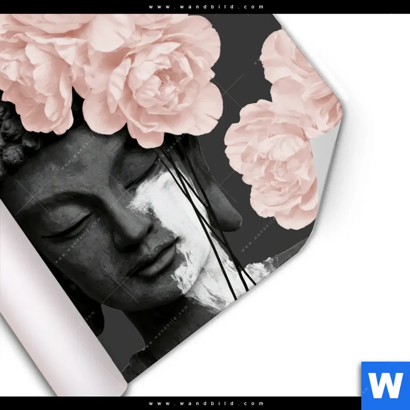Poster | Buddha - Blüten der Stille | Quadrat