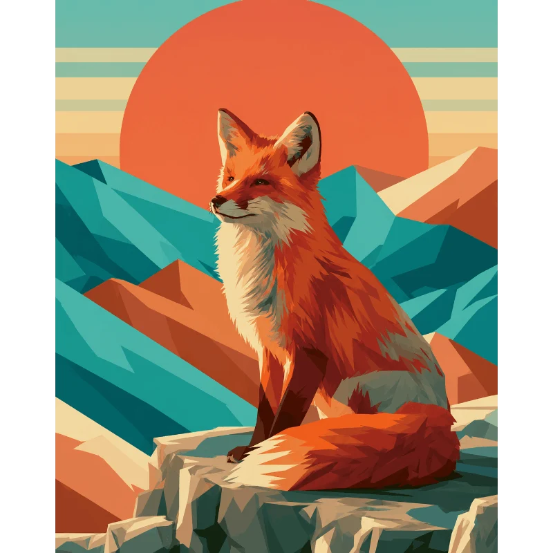 Fuchs im Morgengrauen