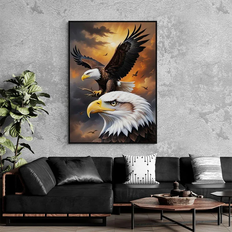 5D Diamond Painting – Im Tal der Adler