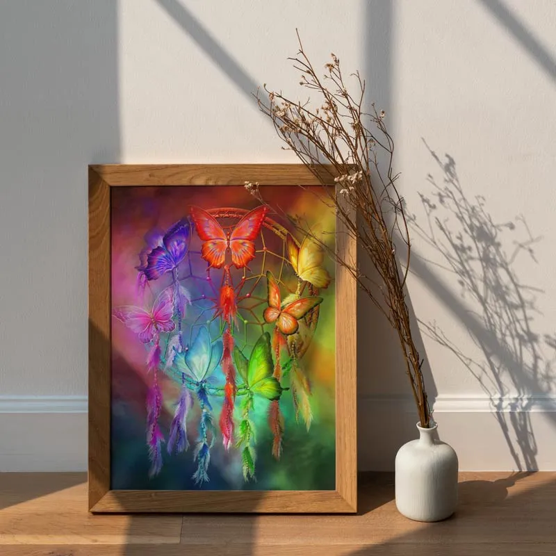 5D Diamond Painting – Schmetterlinge Traumfänger
