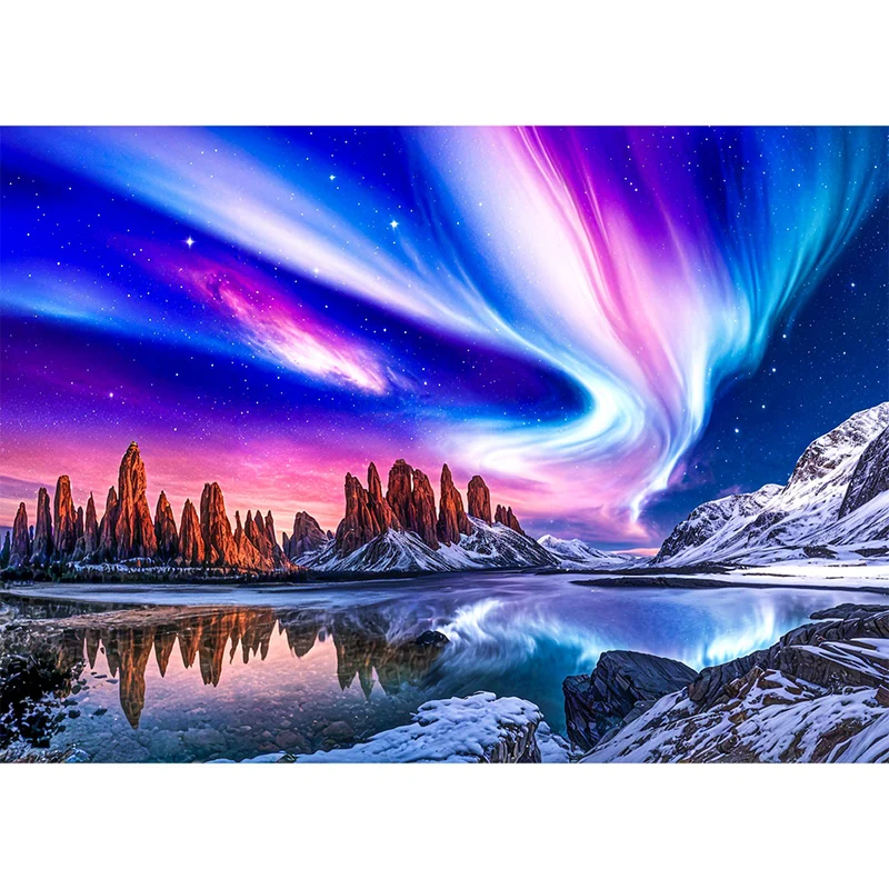 5D Diamond Painting – Aurora