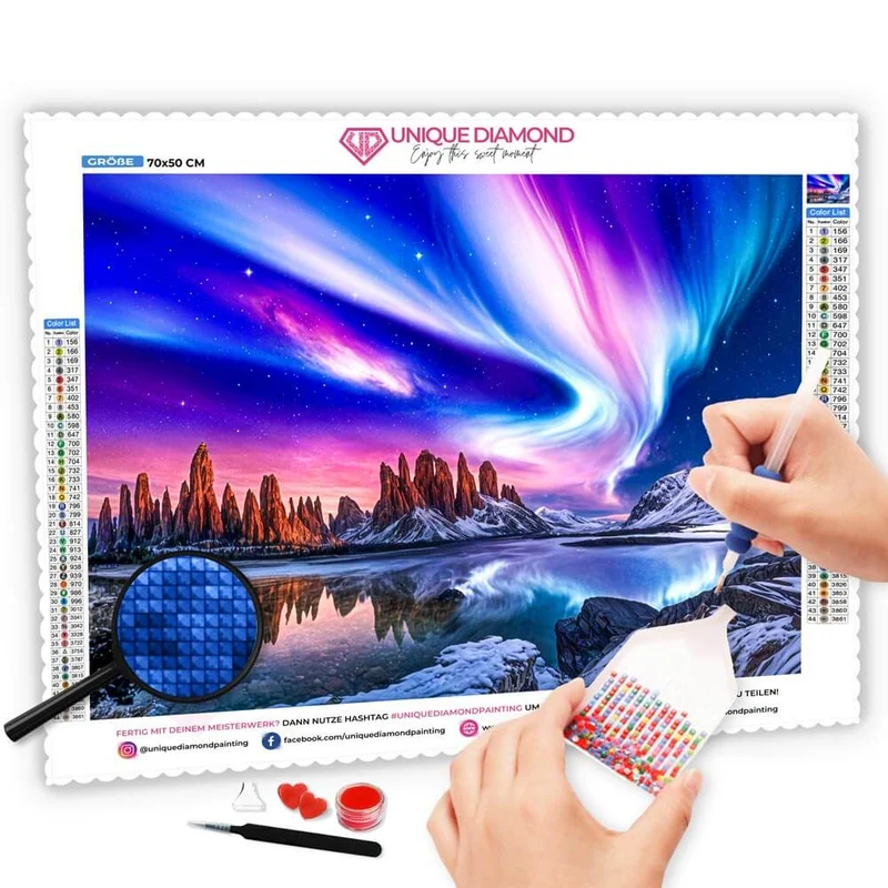 5D Diamond Painting – Aurora