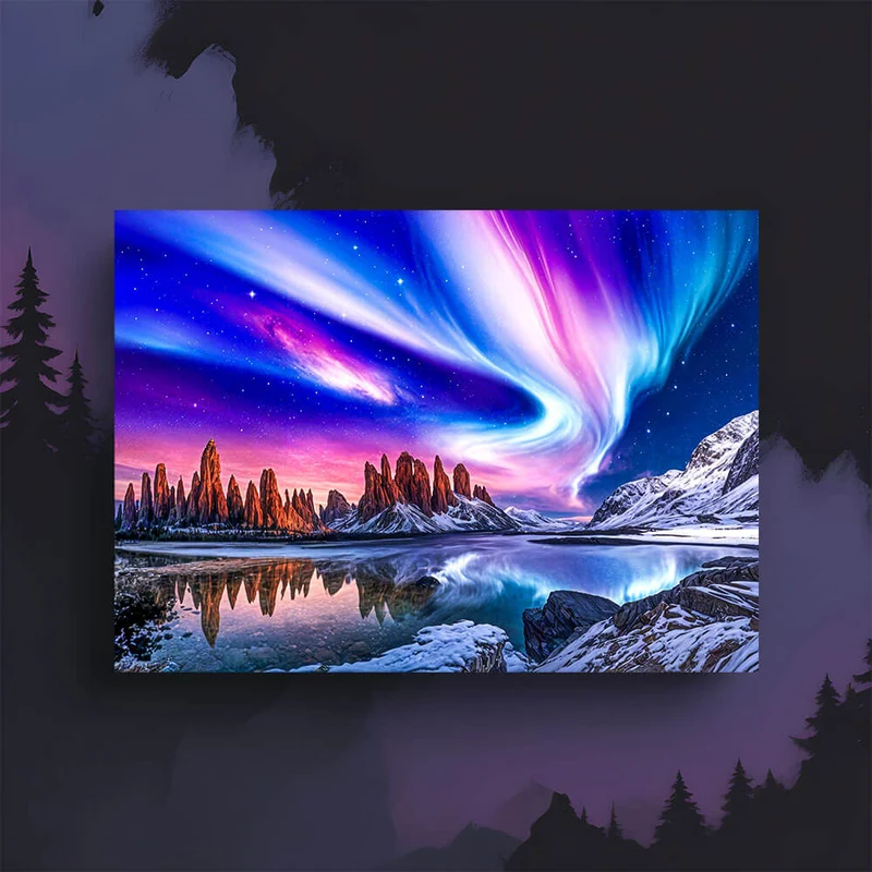 5D Diamond Painting – Aurora