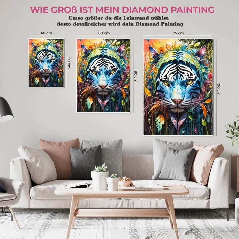 5D Diamond Painting – Verborgene Wildnis