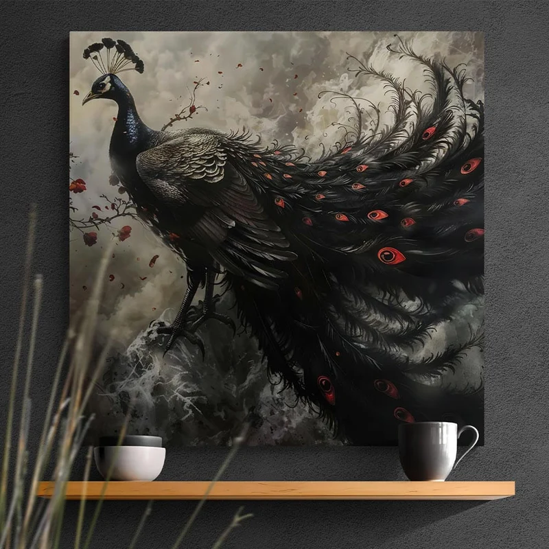 5D Diamond Painting – Mystical Peacock