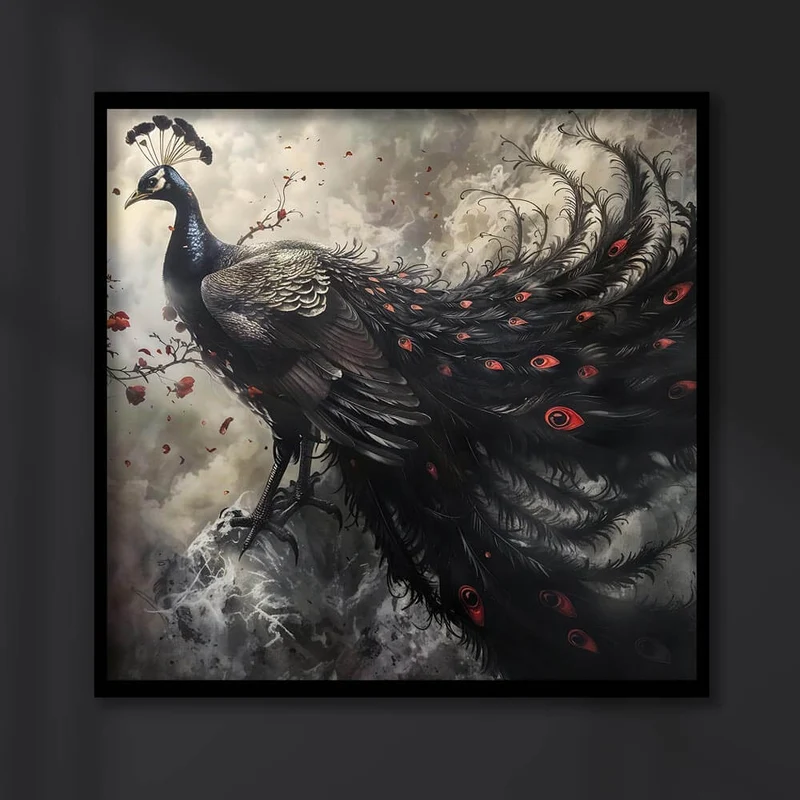 5D Diamond Painting – Mystical Peacock