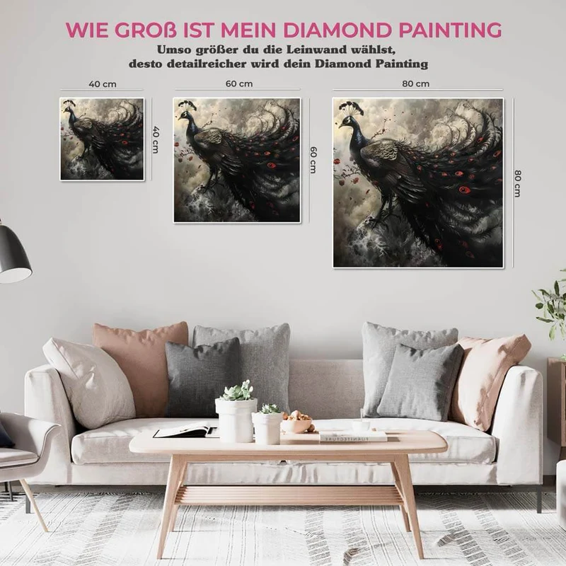 5D Diamond Painting – Mystical Peacock