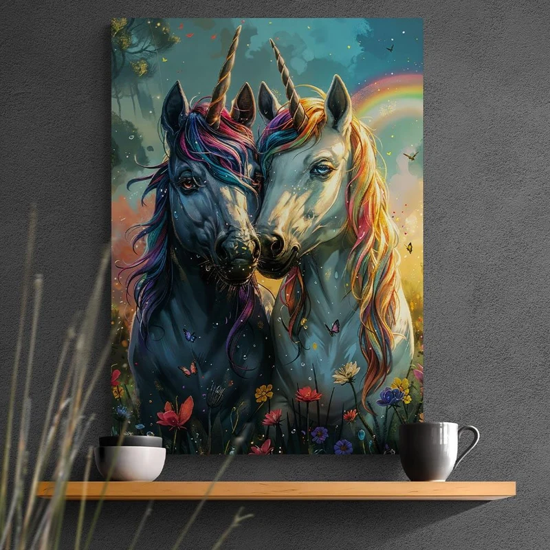 5D Diamond Painting – Majestic Unicorn Dreams