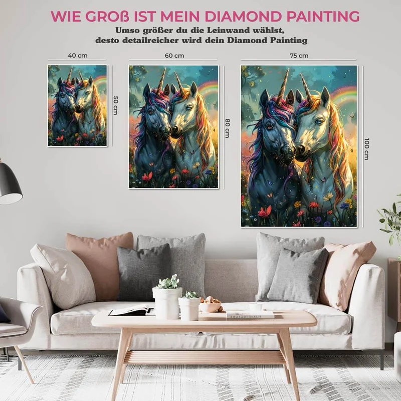 5D Diamond Painting – Majestic Unicorn Dreams