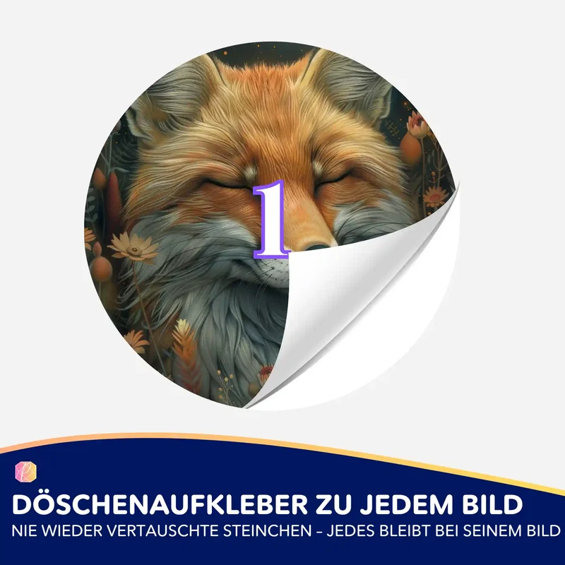 Döschenaufkleber - Susen Pfifferling - Foxy Dreams