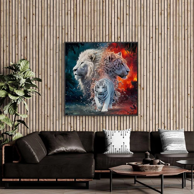 5D Diamond Painting – Raubkatzen