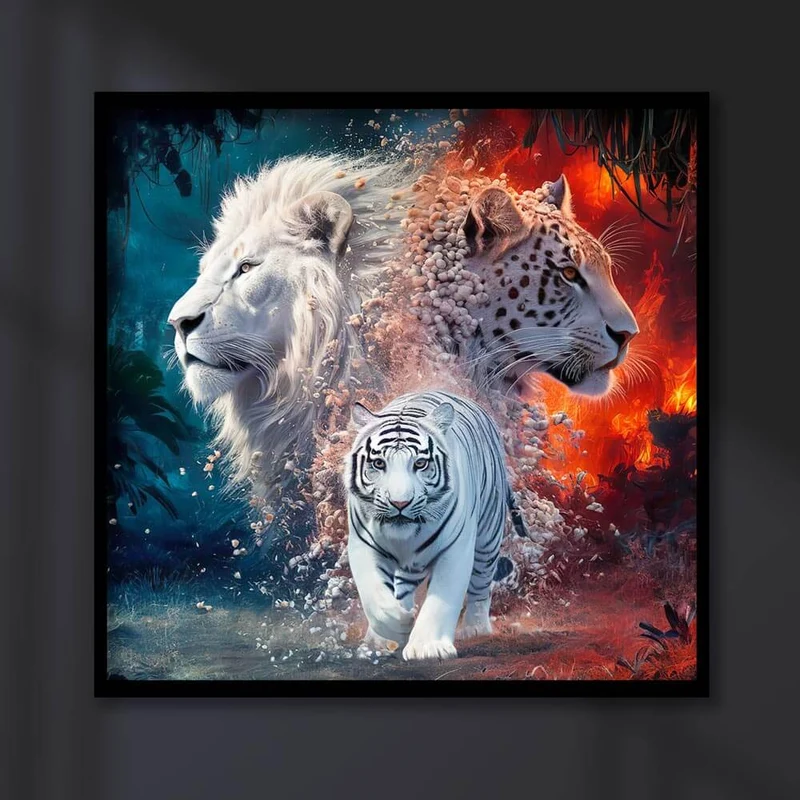 5D Diamond Painting – Raubkatzen