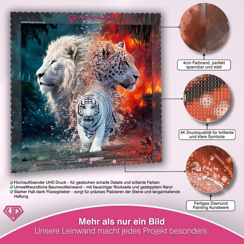 5D Diamond Painting – Raubkatzen